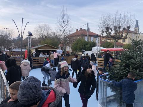 patinoire du village de noël