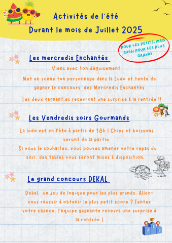 activites ete ludo