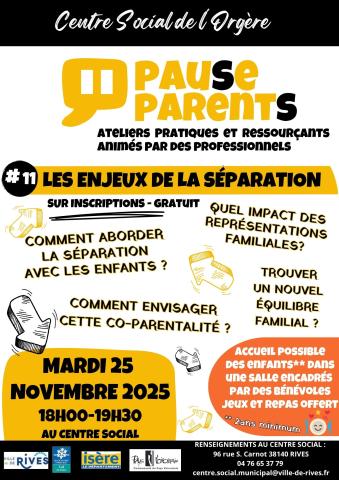 pause parent novembre 2025