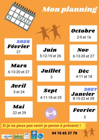 gyma adaptée planning