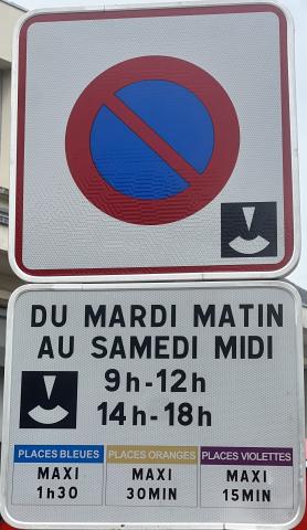 stationnement reprise